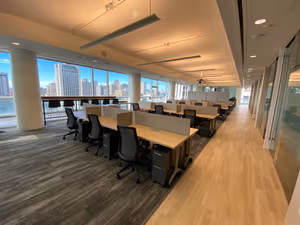 3 Person Coworking Desk