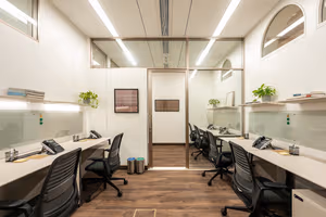 3 Person Coworking Desk