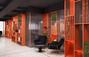 4 Person Coworking Desk