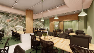 1 Person Private Office