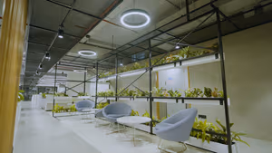 5 Person Coworking Desk