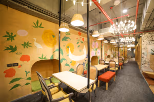 3 Person Coworking Desk