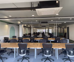 3 Person Coworking Desk