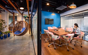 3 Person Coworking Desk