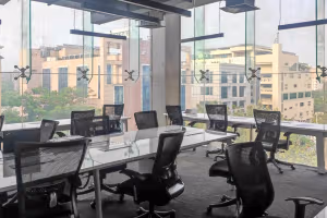 3 Person Coworking Desk