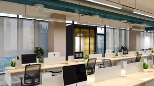 300 Person Private Office