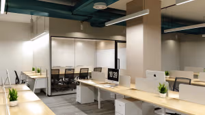 200 Person Private Office