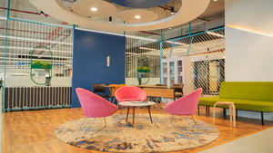 3 Person Coworking Desk