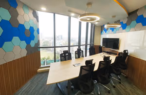 4 Person Coworking Desk