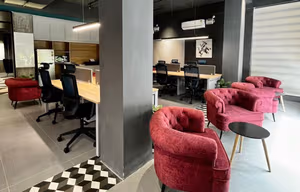 5 Person Coworking Desk