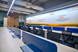 3 Person Coworking Desk