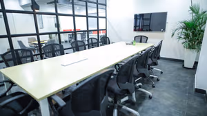 3 Person Coworking Desk