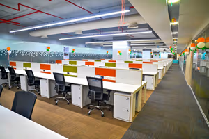 5 Person Coworking Desk