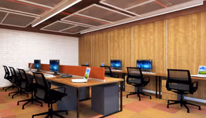 2 Person Coworking Desk