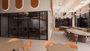 60 Person Private Office