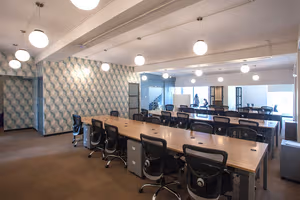 3 Person Coworking Desk