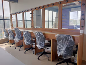 3 Person Coworking Desk