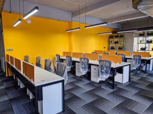 7 Person Coworking Desk