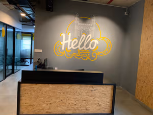 3 Person Coworking Desk