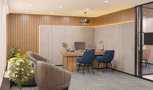 120 Person Private Office