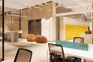 1 Person Coworking Desk