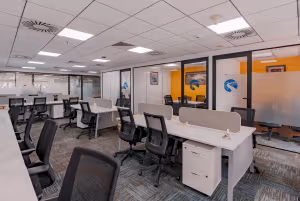 3 Person Coworking Desk