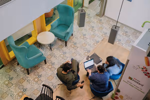 1 Person Coworking Desk