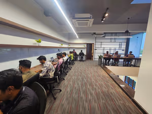 5 Person Coworking Desk