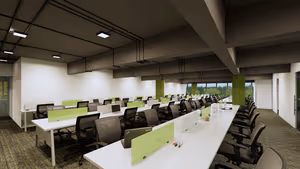 6 Person Coworking Desk