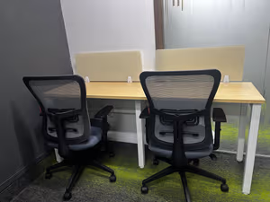3 Person Coworking Desk