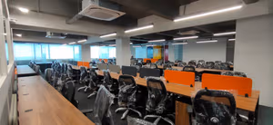 3 Person Coworking Desk