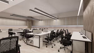 1 Person Coworking Desk