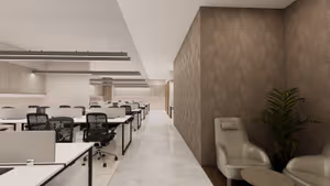 2 Person Coworking Desk