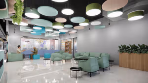 7 Person Coworking Desk