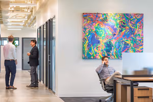 3 Person Coworking Desk