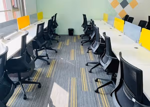 3 Person Coworking Desk