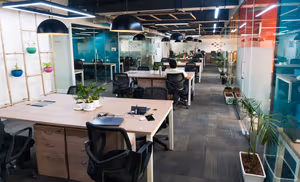 1 Person Coworking Desk