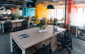 4 Person Coworking Desk