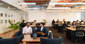 2 Person Coworking Desk