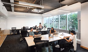 4 Person Coworking Desk