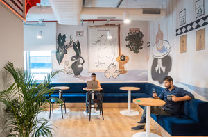 4 Person Coworking Desk