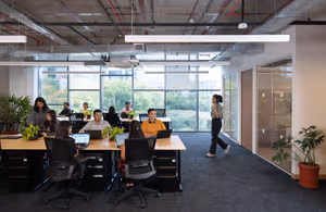 1 Person Coworking Desk