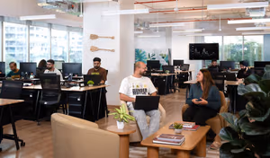 1 Person Coworking Desk