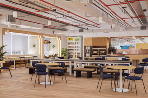 5 Person Coworking Desk