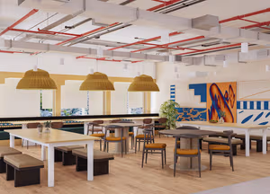 2 Person Coworking Desk