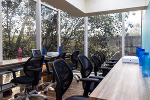 5 Person Coworking Desk