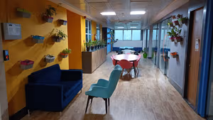 3 Person Coworking Desk