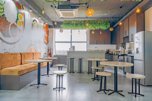 6 Person Coworking Desk