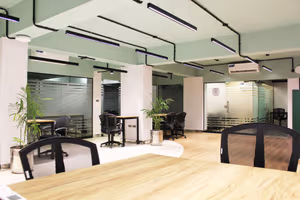 3 Person Coworking Desk