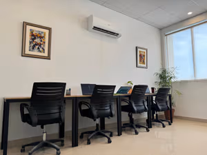 3 Person Coworking Desk